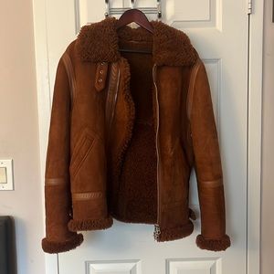 Acne Studios “Ian” Shearling Leather Jacket (Mens size 48)